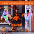 thumbnail image 4 of Halloween Decorations Outdoor Indoor, 2 Pack Light Up Ghost Decorations with LED Lights, Hanging Ghost Halloween Decor for Yard Porch Garden Lawn Party (1A-2Pack), 4 of 6