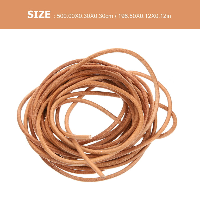 Nuolux Cowhide Leather Rope Leather Strip Cord Leather Cord Rope Strings for Axe Wrapping