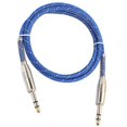 thumbnail image 1 of Cables de Audio Estéreo Sunnimix para Guitarra de Bajo de 6,35 mm Cable de conexión TRS Paquete de 3, 1 of 8