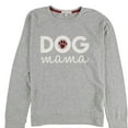 thumbnail image 5 of P.J. Salvage Womens Dog Mama Pajama Sweater, Grey, Small, 5 of 5