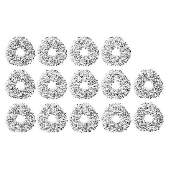 14pcs Resuable Mop Cloth For Narwal T10 Robot Sweeping Accessories Parts Microfiber Mops 26-27s