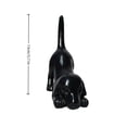 thumbnail image 3 of UJMNHYGT 3D Printed Knick Knacks Figurine Modern Desktop, Geometric Resin Sculpture 5.11 Inch for Home Decor, Minimalist Bookshelf Desk Accent for Office Bedroom Study Desktop Ornament, 3 of 5