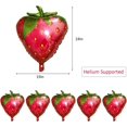thumbnail image 3 of Strawberry Balloons, 6 Pcs Sweet Fruit Balloons for Birthday Party Decorations, Strawberry Foil Balloons Cute Fruit Balloon for Baby Girls Berry Sweet Birthday Party Decorations Strawberry Themed, 3 of 4