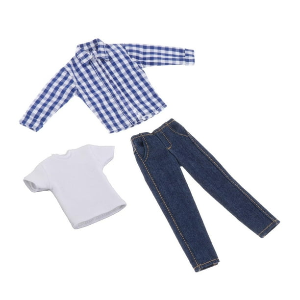 1 12 Men Doll Clothes Suit Trendy Handmade for 6 inch Soldier
