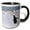 Black/White, variant on 3drose, Gentoo Penguin, 11oz Mug