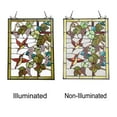 thumbnail image 3 of Lighting VINEYARD Tiffany-style Animal Design Window Panel 18" x 25", 3 of 4