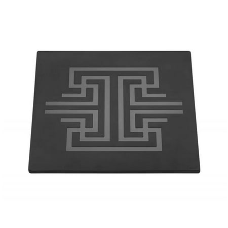 Melamine Surface - Rosseto SG040 14 in. Square Black Melamine Dual Surface