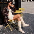 thumbnail image 7 of Ecetana Women's Slouchy Knee-High Boots with Flat Heel and Side Zipper, 7 of 7