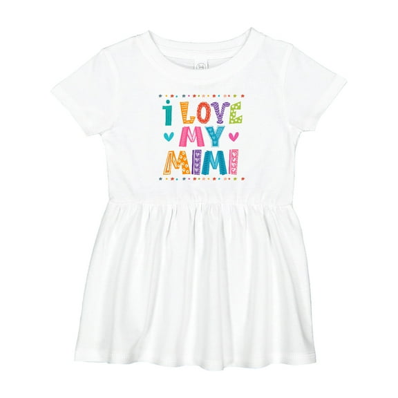 Inktastic I Love My Mimi for Babies Girls Baby Dress
