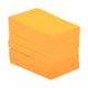 thumbnail image 1 of Notas adhesivas fluorescentes Uxcell de 3" x 2", blocs de notas autoadhesivos de 100 hojas/pad, naranja, paquete de 6, 1 of 5