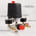 thumbnail image 2 of Lishi Durable Air Compressor Manifold Regulator with Switch Control, Gauges, and 90-120psi Pressure, 2 of 5