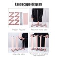 thumbnail image 5 of Qocolhg Z-Shaped 4 Tier Shoe Rack Organizer, Shoe Cabinet, Simple Aluminum Alloy Assembled Shoe Rack Save Space Slippers High Heels Home Dormitory Foldable Multi-Layer Storage, Pink, 5 of 6