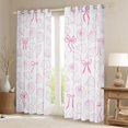 thumbnail image 2 of Manfei Coastal Bow Blackout Curtains,Seashell Curtains Pack of 2 (42x84 Each), 2 of 6