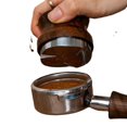 thumbnail image 2 of Herramientas para martillos de café en polvo, 51mm, 3 taludes en ángulo de madera Afortunado Sencillez, 2 of 5