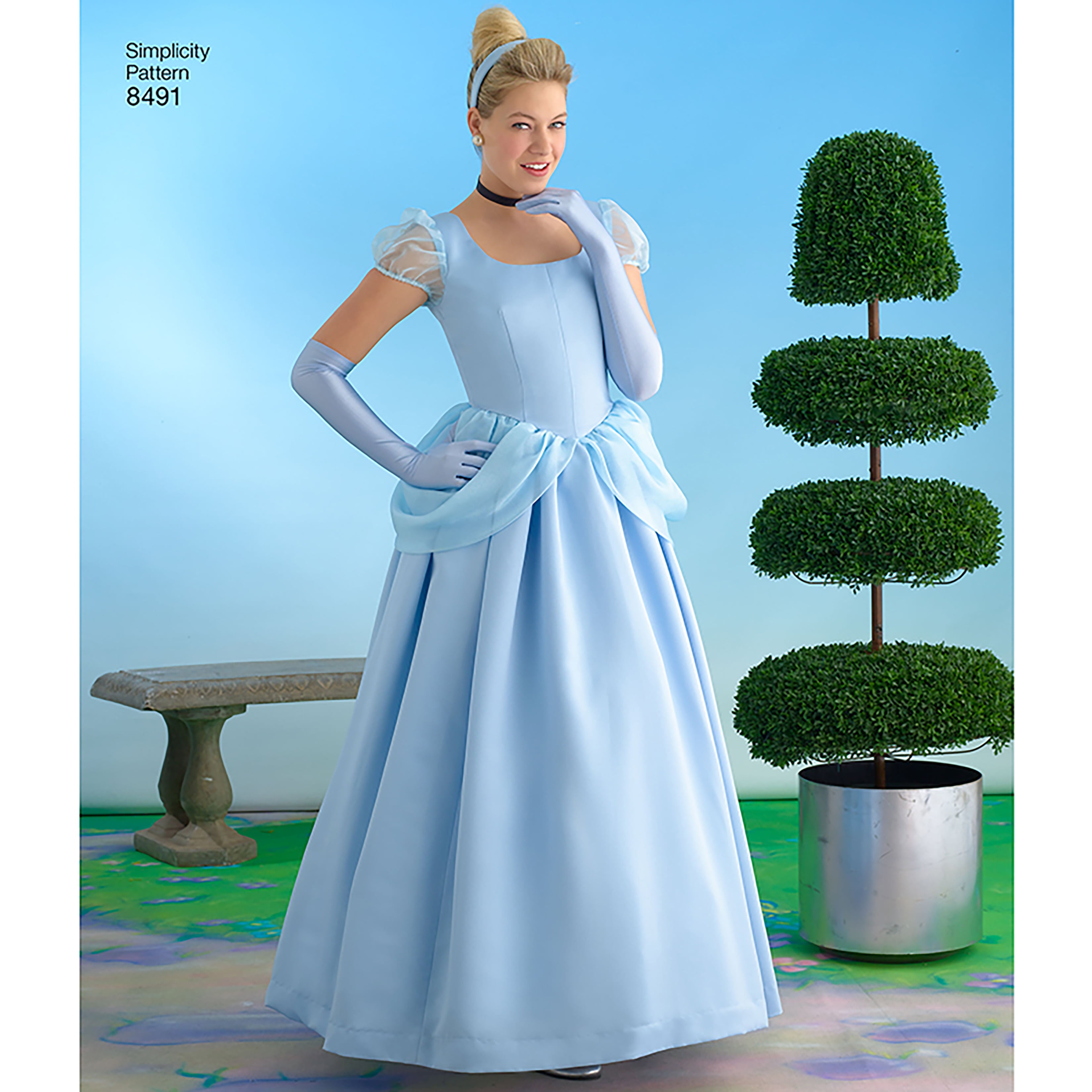 Cinderella dress Simplicity sewing pattern