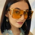 thumbnail image 3 of Oversized One Lens Goggle Sunglasses Retro Men Women Shades UV400 Vintage Glasses, 3 of 4