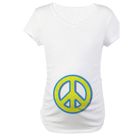 

CafePress - Ukraine Flag Ukrainian Pride Pea Maternity T Shirt - Cotton Maternity T-shirt Cute & Funny Pregnancy Tee