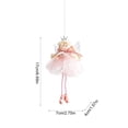 thumbnail image 3 of Christmas Angel Doll Pendant, Plush Hanging Ornament, Tree Decoration Festival Gift for Home Use, 3 of 6