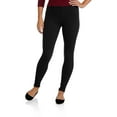 Khanomak Women's Tack Button Knit Denim Jeggings | Full Length Stretchy Jeans | Elastic Waistband | Denim Blue & Indigo