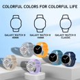 thumbnail image 2 of FL 6 Pack Bands Compatible with Samsung Galaxy Watch 8 40mm 44mm 8 Classic 46mm Watch Bands, 2 of 6