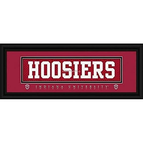 Indiana Hoosiers Stitched Uniform Slogan Print - Hoosiers