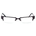 thumbnail image 2 of Harry Lary's French Optical Eyewear Scotchy Reading Glasses in Black & Purple (569) +3.00, 2 of 2