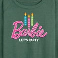 thumbnail image 3 of Barbie - Let's Party - Women's Lightweight French Terry Long Sleeve Shirt, 3 of 5