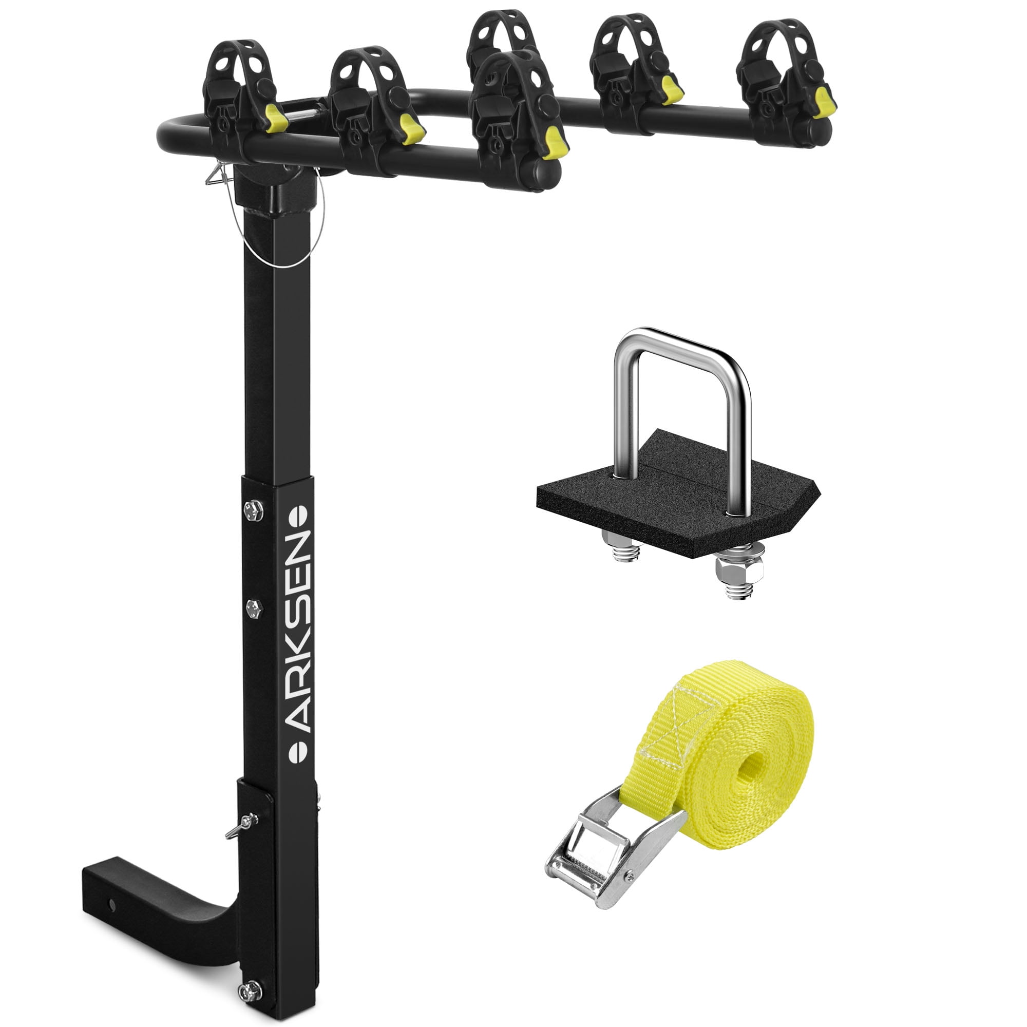 Arksen Premium 3Bike Carrier Rack Hitch Mount Swing Down Bicycle Rack