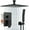 Matte Black 5, variant on Zovajonia Matte Black Shower System 10 Inches Shower Faucet Set,  Rain Shower Head with Handheld Spray Bathroom Ceiling Mount Shower Fixtures