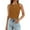 Brown, variant on TIANZEN Summer Women's Sleeveless Knitted Sports Yoga Tank Top Round Neck Fitness Shirt For Exercise And Workouts Bathing Suit Tops for Women Bodysuit Top Women Bills Top Women