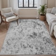 thumbnail image 1 of Abstract Area Rug x Modern Rugs for Living Room Neutral Machine Washable Rug Non Slip Carpet for Bedroom Office Living Room Dining Room Nursery Rug Grey &, 1 of 6