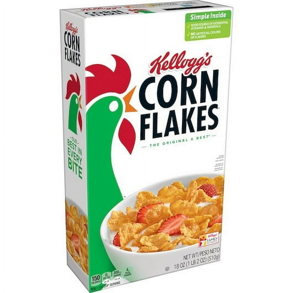 (Price/case)Kellogg's 3800020520 Kellogg's Corn Flakes Cereal 18 Ounces Per Box - 6 Per Case