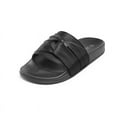 thumbnail image 4 of Black / Sliver / Pink Single Strap Slipper Flip Flops for Women , Cross Slipper Slide Open Toe Fall Shoes Flat Sandals Shoes for Women, 4 of 5
