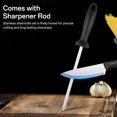 thumbnail image 4 of "Premium 15-Piece Stainless Steel Knife Block Set with Sharpening Rod - Professional Chef Knives for Slicing, Dicing & Chopping - Dishwasher Safe & Anti-Slip Handles", 4 of 7