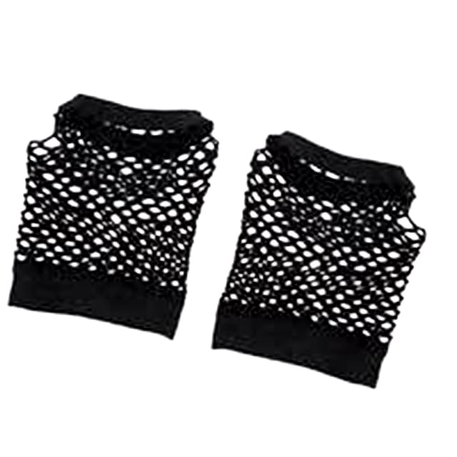Unatoiry Black Versatile Nylon Mesh Gloves For Fashionable Individuals Not Easy To Be Broken And Deformed
