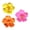 Orange Pink Yellow, variant on Pack of 3 Hibiscus Hair Clip Women Coastal Celebration Nature Themed Adornings