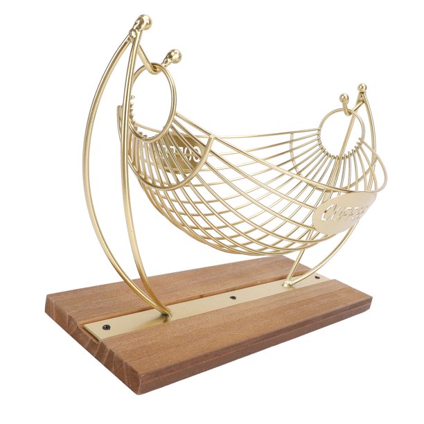 Cesta Para Cápsulas De Café, Soporte Para Cápsulas De Café Con Capacidad Para 18 Cápsulas, Hamaca Resistente A La Erosión, Base De Madera Estable, Elegante Para Encimera