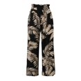 thumbnail image 4 of WILLBEST Pantalones Casuales para Mujer 2024, Estilo Tropical, con Cordón, Cintura Alta, Pierna Ancha, para Un Estilo Relajado y Cómodo. Mediana, 4 of 4