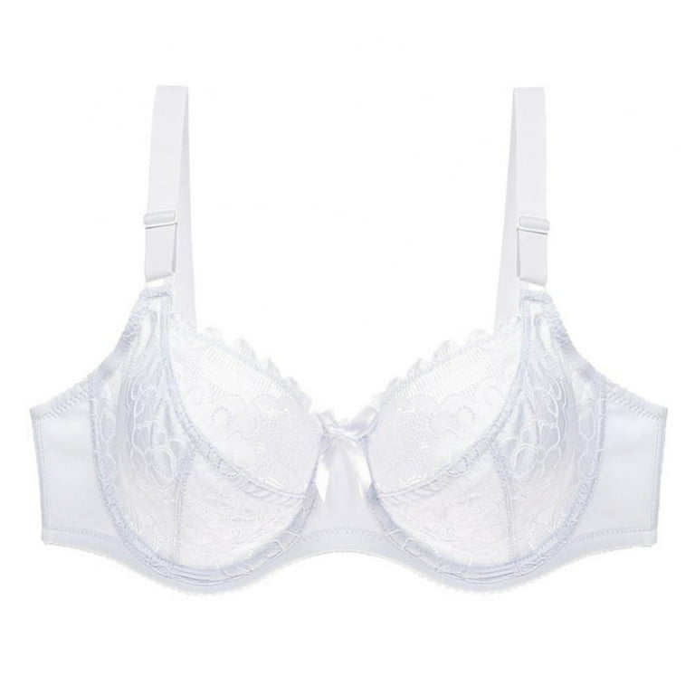 Topgrowth Accessorio 36 C Womens Sexy Lace Gathered Bra Straps Breast Cup  Underwear (no Underwire) Womens Sports Bras Underwire (White, 85B) :  : Fashion