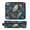 Snowflake and Feather Pattern, variant on Hair Tool Organizer Bag with Heat Resistant Mat Removable Travel Storage Case for Hot Air Brushes Curling Irons Pink and Red Peonies