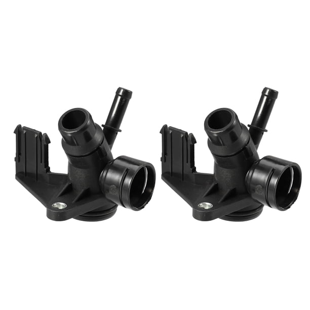 Conector de manguera de refrigerante de motor para Audi A4 2.0LA/T Quattro Base Sedan, paquete de 2, color negro