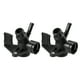 thumbnail image 1 of Conector de manguera de refrigerante de motor para Audi A4 2.0LA/T Quattro Base Sedan, paquete de 2, color negro, 1 of 1