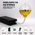 thumbnail image 7 of Usb-Powered Colorful Rotating Disco Ball Light Bulb, Auto-Rotating Rgb Led Strobe Effect, Perfect For Home Parties Birthdays Dj Setups Bars And Event Decor, 7 of 7
