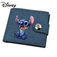 thumbnail image 2 of Cartera MINISO Disney Stitch, cartera corta para hombre y mujer, monedero para estudiantes, cartera de lona con cierre a presión, envío directo, 2 of 5