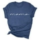 thumbnail image 3 of MKLEKYY Camisetas Para Mujer Camisetas Casuales De Moda Para Mujer, Con Cuello Redondo, Estampadas, De Verano, De Manga Corta, Holgadas E Informales Talla S, 3 of 3