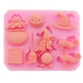 thumbnail image 1 of Molde De Pastel De Halloween Fiesta De Halloween Molde De Silicona Para Chocolate Herramienta Para Hornear Diy Advancent HA037109-00, 1 of 6