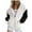 01-White, variant on Atogsazn Women's Zip Up Jacket Oversized Sweatshirt Colorblock Fall Jackets Hooded Outfit Clothes with Pocket 01-Beige M Fashion