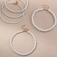 thumbnail image 4 of Flmtop Collier 1/5 Pcs Élégant Finition Soignée Bijoux Faux Perle Ronde Ras-du-Cou pour Usage Quotidien, 4 of 10