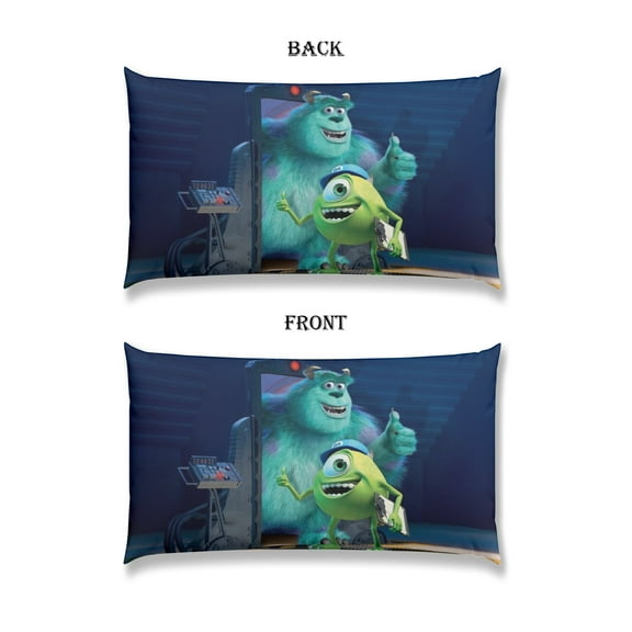 Monsters University Pillow Cover Pillowcase Double Side Printing for Long Throw Pillow 11.8*19.7IN