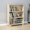 thumbnail image 5 of vidaXL Solid Wood Pine Book Cabinet Wooden Shelf Rack Furniture Multi Colors, 5 of 12